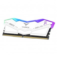 Memoria RAM TEAMGROUP T-Force Delta White RGB, 16GB, 6000MHz, DDR5 DIMM, CL38