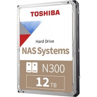 Disco duro Toshiba N300, 12TB NAS, SATA 6.0Gb/s, 7200rpm, 256MB Cache, 3.5"