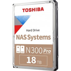 Disco Duro Interno Toshiba 18TB N300 Pro NAS CMR 3.5"