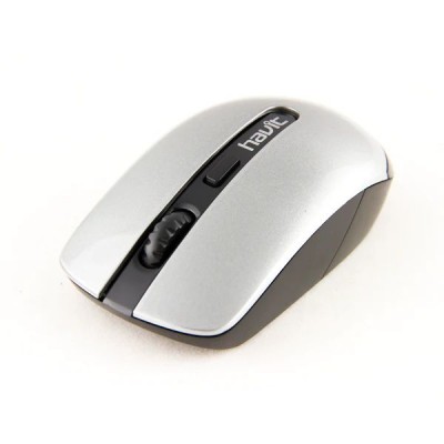 Mouse Optico Havit, Inalambrico, 2.4GHZ, USB, 4 botones, 800-1600dpi, AZUL  HV-MS989GT
