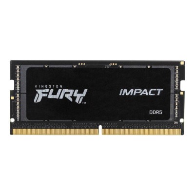 Memoria Kingston Fury Impact DDR5, 16GB, 4800MHz, SODIMM