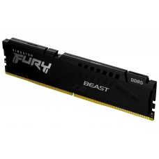 Memoria RAM Kingston FURY Beast DDR5, 6000MHz, 16GB, Non-ECC, CL40, XMP