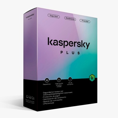Antivirus Kaspersky Plus, 10PC - 1 Año