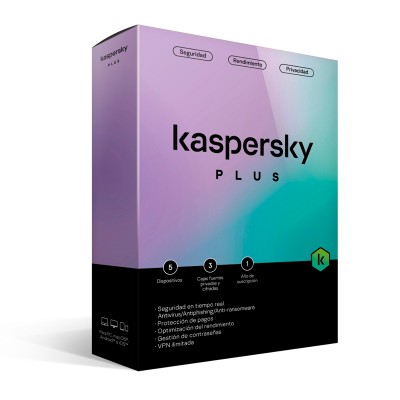 Antivirus Kaspersky Plus, 5PC - 1 Año