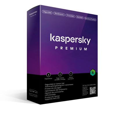 Antivirus Kaspersky Premium, 3PC - 1 Año