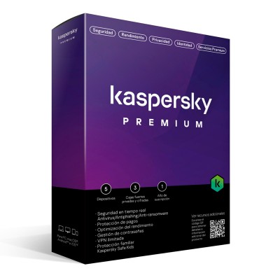 Antivirus Kaspersky Premium, 5PC - 1 Año