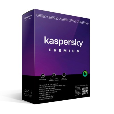 Antivirus Kaspersky Premium, 10PC - 1 Año