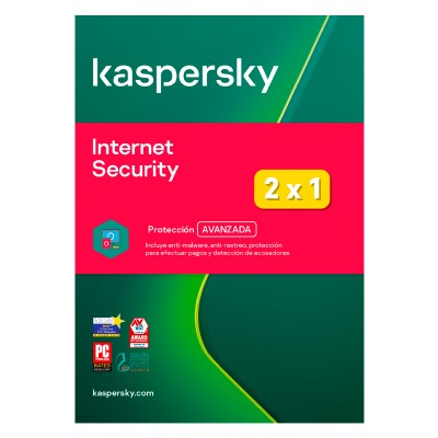 Kaspersky Internet Security, 2 x 1, Licencia 1 año