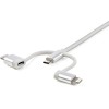 Cable Startech 1m USB a USBC Micro Lightning