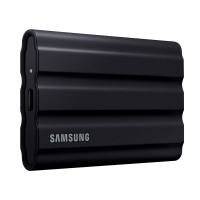 SSD Externo Samsung T7 Shield USB 3.2 Gen 2 (10Gbps) 1TB, Portatil, Negro