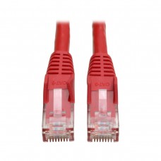 Cable Patch Moldeado Tripp-Lite Snagless Cat6 Gigabit (RJ45 M/M), Rojo, de 1.52 mts.