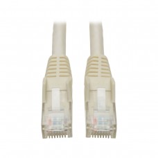 Cable Patch Moldeado Tripp-Lite Snagless Cat6 Gigabit (RJ45 M/M) - Blanco, de 2.13 mts.