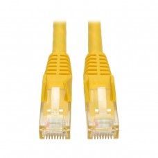 Cable Patch Moldeado Tripp-Lite Snagless Cat6 Gigabit (RJ45 M/M) - Amarillo, de 2.13 mts.