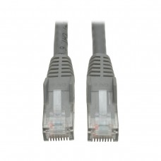 Cable Patch Moldeado Tripp-Lite Snagless Cat6 Gigabit (RJ45 M/M) - Gris, de 3.05 mts.