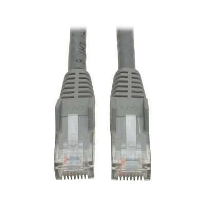Cable Patch Moldeado Tripp-Lite Snagless Cat6 Gigabit (RJ45 M/M) - Gris, de 3.05 mts.