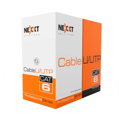 Rollo de Cable Nexxt Professional NGC-3UURGT00 UTP Gris Cat 6 de 305 Metros