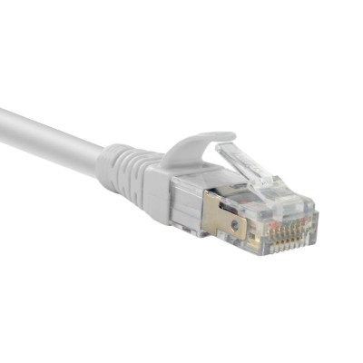 Patch Cord Nexxt Solutions SFTP Multifilar Cat 6A, LSZH, 26AWG, 2.1m, Gris