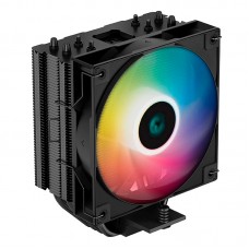 Fan-Cooler para CPU Deepcool AG400 BK ARGB, 120mm, 220W, 12VDC, Negro