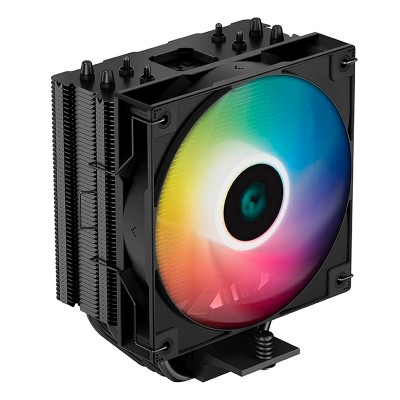 Fan-Cooler para CPU Deepcool AG400 BK ARGB, 120mm, 220W, 12VDC, Negro