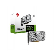 T. Video MSI GeForce RTX 4060 VENTUS 2X WHITE 8G OC, 128bit, 2490MHz, HDMI, DP