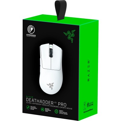 Mouse Razer Deathadder V3 Pro 30K DPI Wireless / USB-C Switch Optico White