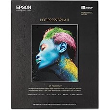 Papel Epson S042331 HOT PRESS BRIGHT 17" X 22" X 25 PACK