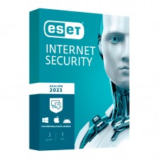 Software Eset Internet Security Edicion 2023 para 3 PCs, Licencia 1 año