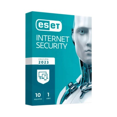 Software Eset Internet Security Edicion 2023 para 10 PCs, Licencia 1 año