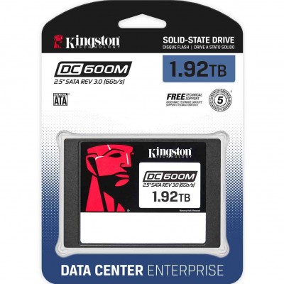 SSD Enterprise Kingston DC600M 1.92TB, SATA III (6Gb/seg), 2.5", 560MB/s