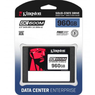 SSD Enterprise Kingston DC600M 960GB, SATA III (6Gb/seg), 2.5", 560MB/s