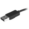 Concentrador Ladrón Startech USB 2.0 de 4 Puertos con Cable Integrado