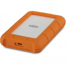 Disco Duro Externo LaCie Rugged USB-C 2.5'', 5TB, Naranja/Plata, Mac/PC