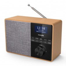 Radio Portatil Philips TAR5505 FM Bluetooth 5W Timer Negro