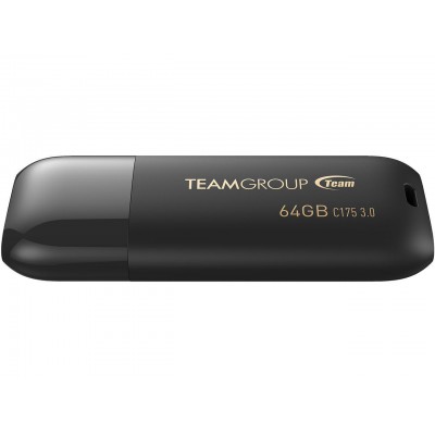 Memoria USB TEAMGROUP C175, USB 3.2, 64GB, Negro