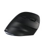 Mouse Teros TE-5169N, Doble Modo: 2.4G+Bluetooth, 2400 DPI, Vertical, Negro