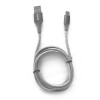 Cable USB Teros TE-70211W, Tipo A - Tipo C, 3A, 60W Max, GRIS