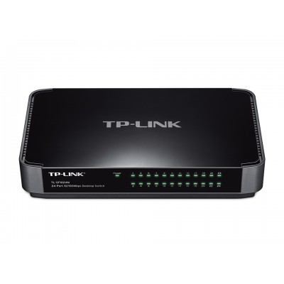 Switch 24 Puertos Tp-Link TL-SF1024M, 10/100Mbps,