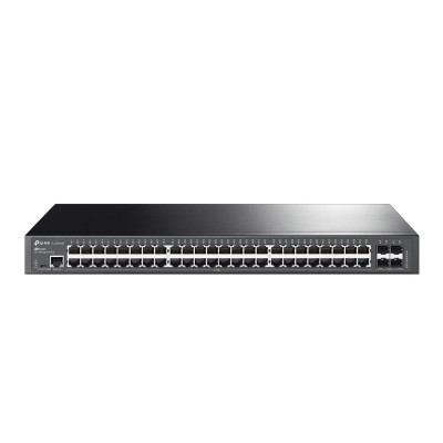 Switch Administrable TP-Link TL SG3452X, L2+, 48 RJ-45 GbE, 4 SFP+ 10 Gbps