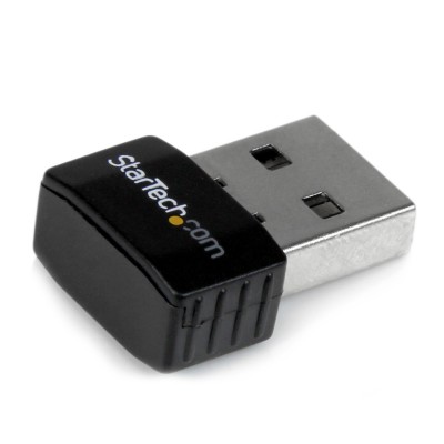 Mini Adaptador Startech de Red Inalámbrico USB 2.0 a Wireless N de 300 Mbps