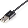 Cable Startech a 2m Lightning a USB A 2.0 - Negro
