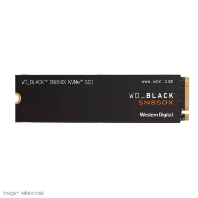 Unidad de estado solido Western Digital Black SN850X NVMe, 2TB M.2 2280, PCIe