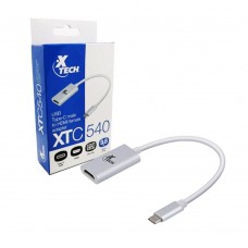 Xtech Adaptador Con Conector USB Tipo-C Macho A HDMI Hembra (Xtc-540)