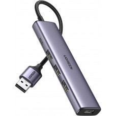Adaptador Hub UGREEN CM473 de USB-A 3.0 a USB-A de 4 puertos