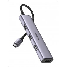 Adaptador Hub UGREEN CM473 de USB-C 3.0 a USB-A de 4 puertos