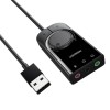 Adaptador UGREEN CM129 de USB-A a tarjeta de sonido - Audio/Micrófono control de volumen