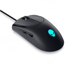 Mouse ALIENWARE AW320M, Ambidiestro, USB Tipo-A, Optico, 3200 DPI, Color Negro