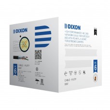 Cable Dixon F/UTP Cat. 6 4Px23 AWG, 305m, Serie 9067, Para Uso Exterior