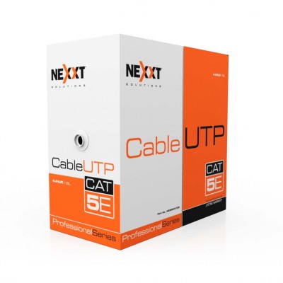 Cable UTP Nexxt CAT 5E, 24AWG, 305m, Azul