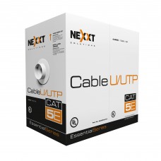 Cable UTP Nexxt Solutions Cat5e, 25AWG CMX, 100m