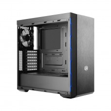 Case Cooler Master Masterbox MB600L V2 Black con Fuente 500W, Vidrio Templado, USB 3.2
